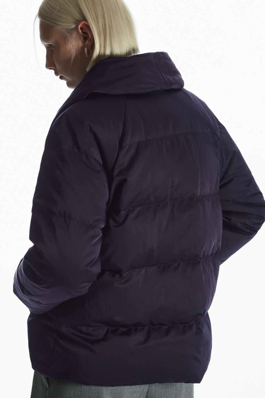 COS Featured SHAWL-COLLAR PUFFER JACKET sale at coswomens.com | Free ...